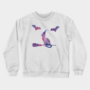 Witch cat Crewneck Sweatshirt